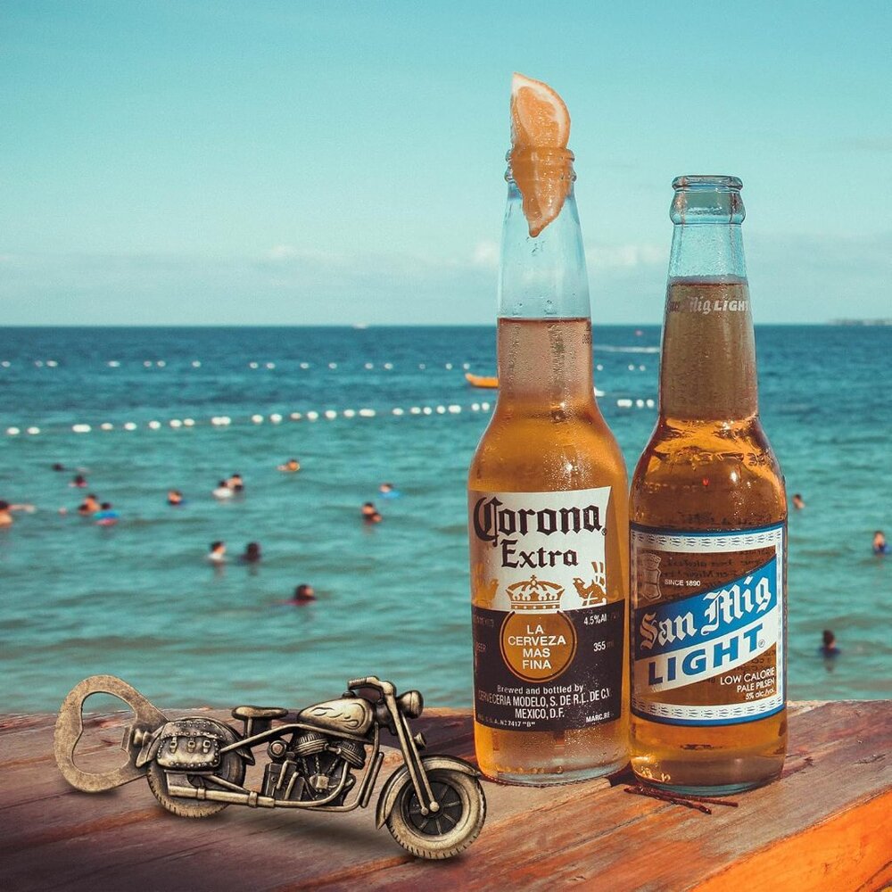 Motorcycle Beer Bottle Opener - Picture 2 of 3